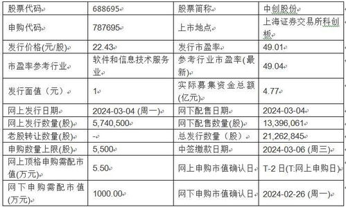 今日新股申购聚焦 美新科技与中创股份，基础软件服务领域迎新机遇